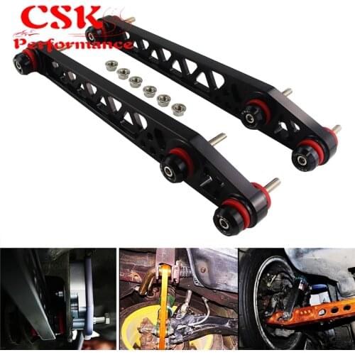 Rear Lower Control Camber Arms LCA Fits for 96-00 Honda Civic EK EJ + Bushing Washer blue / black / red / purple/silver / gold