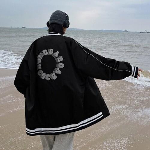 Women Jacket Autumn And Winter Jacket Women Loose Varsity Jacket Casual Womens Coat Plus Size Baseball Jacket Korean Version