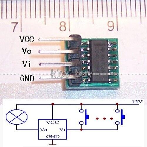 3-15v 25ma Flip-Flop Latch Switch Circuit Module Bistable Multivibrator Module 12v 9v