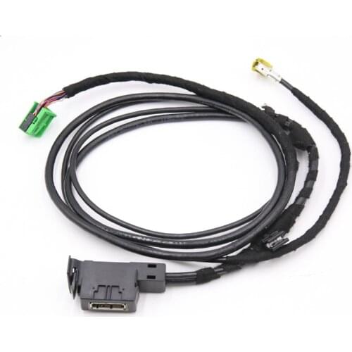 AIDUAUTO AMI AUX USB Interface with Cable Harness USE FIT For AUDI A4 A5 A6 Q5 Q7 4F0 035 909