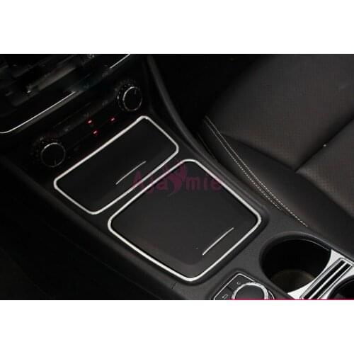 Accessories For Mercedes Benz GLA 260 CLA A200 W176 C117 W117 X156 Storage Box Cover Ashtray Trim Panel Car Styling