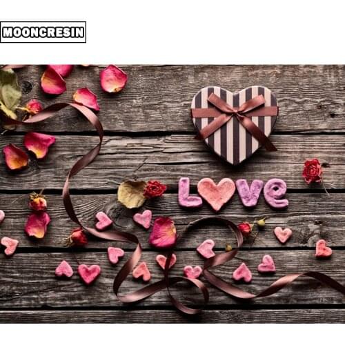5D Diy Diamond Painting Flowers Cross Stitch Mosaic Painting Rhinestone Loving Heart Decor Home Diamond Embroidery Wall Sticker