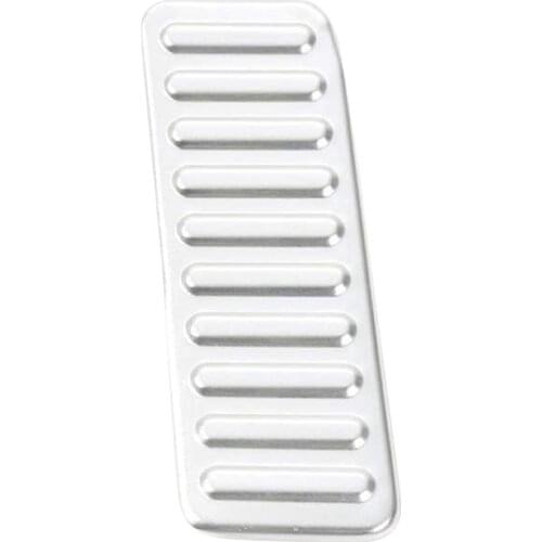 Aluminium Car Interior Left Foot Rest Pedal Decoration Frame Stickers for Ford Mustang 2015