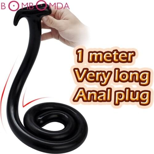 1M Super Long Anal Dildo Butt Plug Prostate Massage Anus Dilator Vagina Masturbation Adult Erotic Sex Toy For Women SM Gay Anal