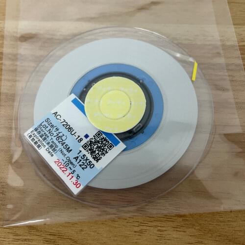 LCD Anisotropic Conductive ACF Film: AC7206U-18 AC-7206U-18 1.5*25m New Datecode