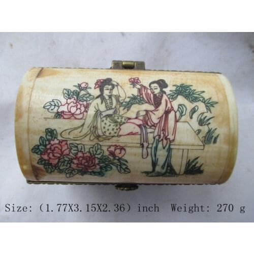 The ancient Chinese beauty, bone carving the three layers of jewelry