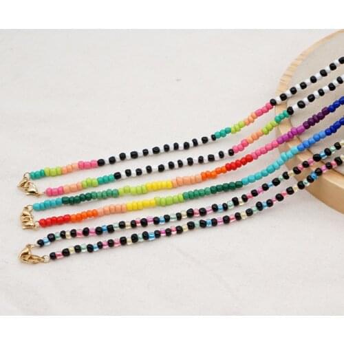 Go2Boho Mask Chain Necklace Jewelry Chains For Masks Straps Beads Necklace 2020 Trendy Sunglasses lanyard Jewellery Neck Holder