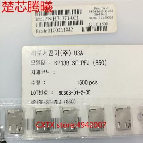 CHUXINTENGXI USA KP13B-SF-P For Sony phone M4 SD SIM Card Reader Connector Socket Holder Slot NEW Original SD TF Card Reader