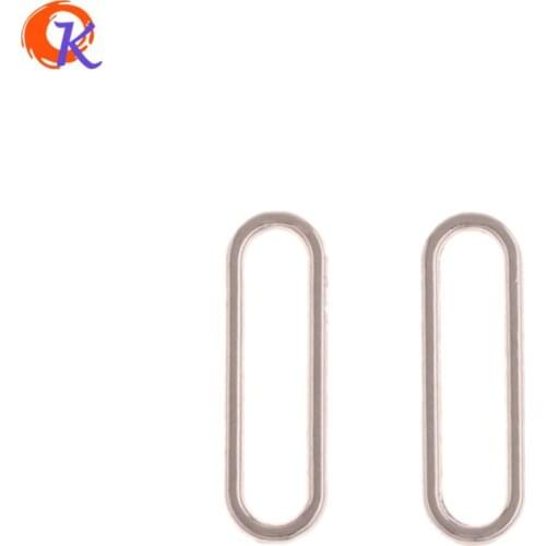 Cordial Design 200Pcs 6*20MM Jewelry Accessories/Hand Made/Rhodium/Oval Shape/DIY Earrings Making/Jewelry Findings Component