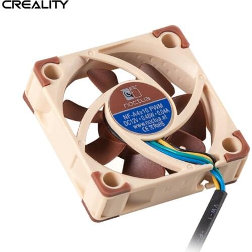 Creality Noctua NF-A4x10 PWM 40mm x 10mm Ultra Quiet Silent Fan 12V 3-Pin Premium Cooling Fan for CCR-10/CR-10 S5 3D Printer