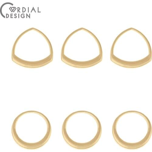 Cordial Design 200Pcs 18*18MM Jewelry Findings & Components/Loop Shape/DIY Making/Jewelry Accessories/Earrings Pendant/Hand Made