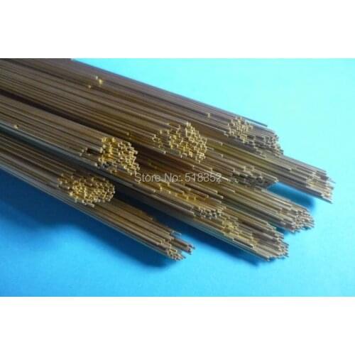 2.7mmx400mm Ziyang Brass Electrode Tube for EDM Drilling Machines Single Hole