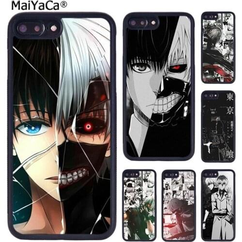 MaiYaCa Japanese anime Tokyo Ghoul Phone Case Cover For iPhone 5 6S 7 8 plus 11 12 Pro X XR XS Max Samsung Galaxy S7 S8 S9 S10