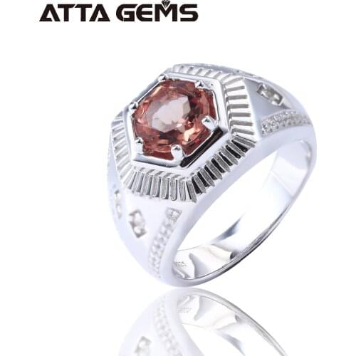 Mens Ring Sultanite Sterling Silver Wedding Band Classic Design For Mens Gift Faced Cut Created Diaspore Top Jewelry Brand