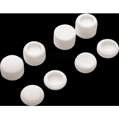 White Thumb Grip Thumbstick Joystick Cap 4 Styles All 8 Units FPS Professional Sets Pack for PS2, PS3, PS4, Xbox 360,Controller