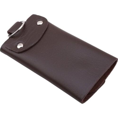 New Keychain Organizer PU Leather Buckle Key Wallet Car Keychain Women Men Key Case Fashion Gift