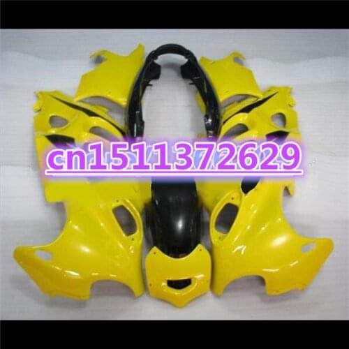 Dor-Hot sale Brand new Fairings for A GSX750F 600F Katana 1997 98 99 00 01 02 03 04 2005 black yellow GSX 600F 2005 fairing kit