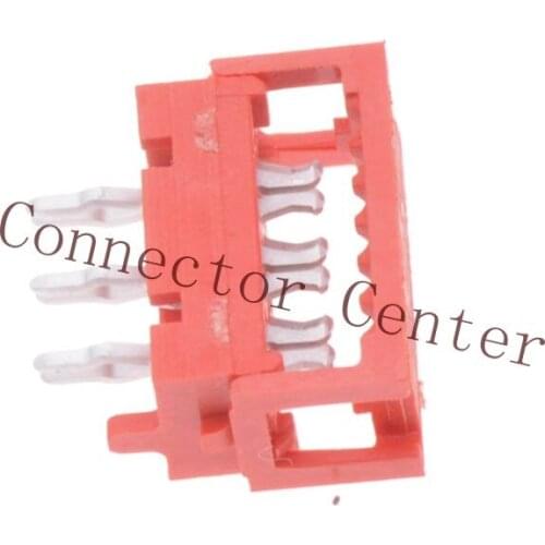 Original AMP 1.27mm Pitch Micro-Match Connector,6 Pin Ribbon Cable Connectors 7-215570-6