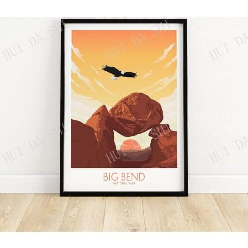 Big Bend National Park Poster | Art Print | Wall Art Gift