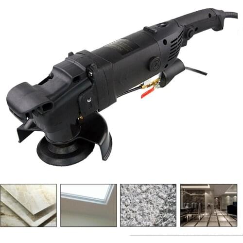 1200W 220V Stone Wet Polisher Wet Angle Grinder Water Injection Machine for Granite Concrete Marble