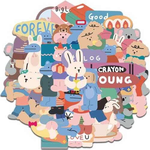 Customize Logo Scrap Booking Supplies Die Cuts Stickers Printing Water Proof Label Individual Packing