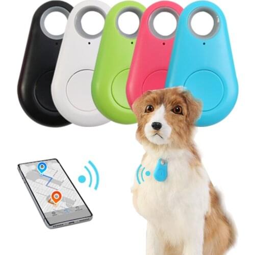 Pet Smart GPS Tracker Mini Anti-Lost Waterproof Bluetooth Locator Tracer For Pet Dog Cat Kids Car Wallet Key Collar Accessories