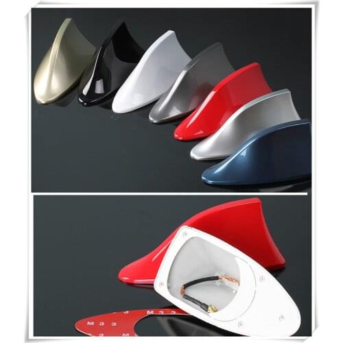 Universal car radio shark fin antenna FM signal antenna Accessories for Volkswagen VW B6 Jetta Mk5 MK6 Any Cars