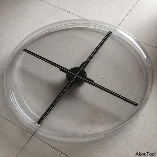 3D Fan Hologram Projector Protection Cover 100cm 3D Hologram Projector Light Advertising Display Shell LED Fan Acyrlic Cover Bag