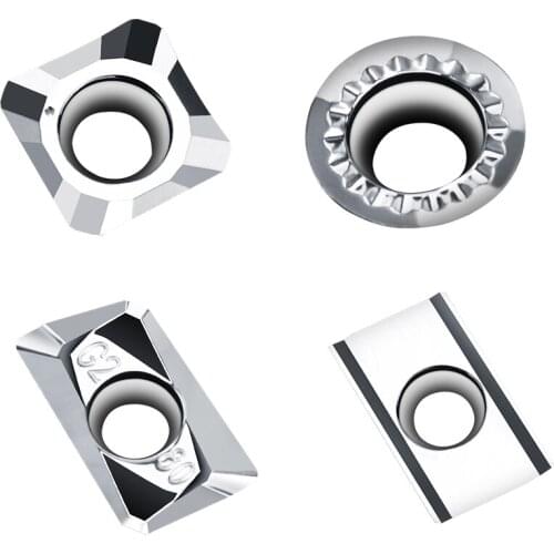 1PCS Blade for Aluminum CNC Milling Blade R0.20.40.8 Blade Cnc Machine Parts Milling Blade