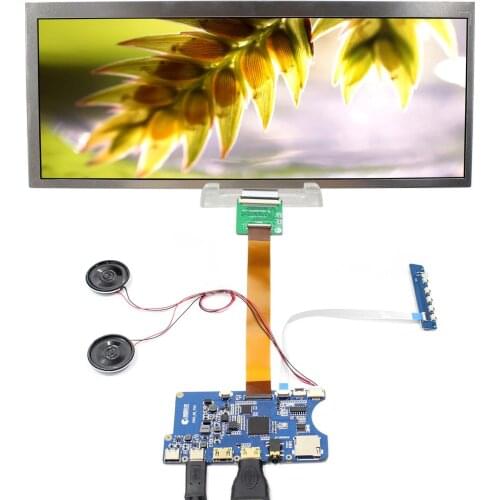 12.3" HSD123KPW1-A30 HSD123KPW2-D10 1920X720 850nite LCD ScreenTouch Panel Display with HD MI+Type C+TF Card Controller Board