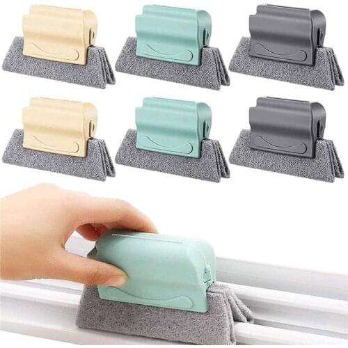6pcs Window Grooves Cleaning Brush for Magic Windows Cleaning of All Corners and Gaps Window Brush Groove Cleaning Brush
