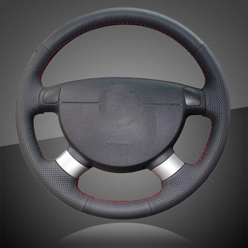Auto Braid On The Steering Wheel Cover for Chevrolet Lova Aveo Buick Excelle Daewoo Gentra 2013 2015 Car Steering Wheel Cover