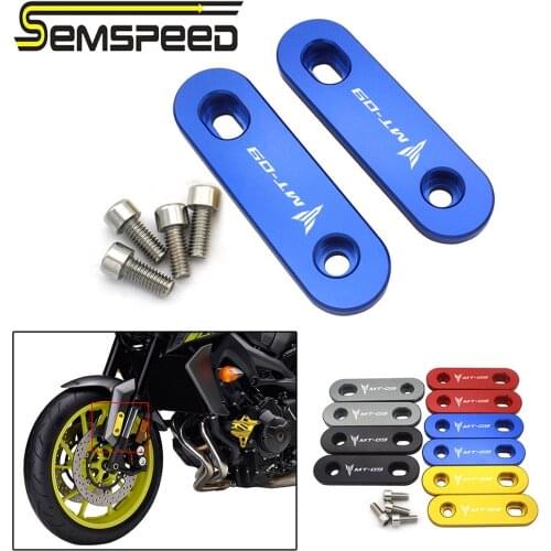 SEMSPEED MT-09 MT07 logo Front Fender Decorative Cover For Yamaha MT09 2014-2020 MT07 R25 R3 MT-15 R15/V3 Motorcycle Accessories