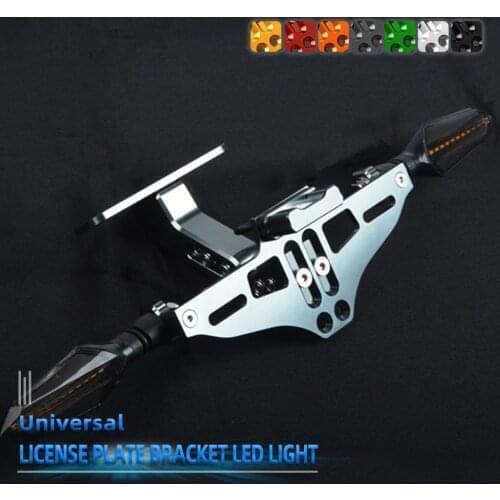 For SUZUKI GSF650 BANDIT GSF 650 2005 2006 2007 2008 2009 GSF650 Motorcycle License Plate Bracket Licence Plate Holder Frame