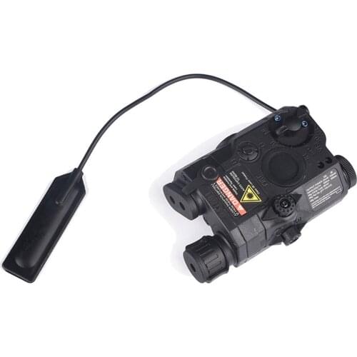 LA-PEQ-15/DBAL-A2 tactical lighting red/IR laser pointer battery box flashlight