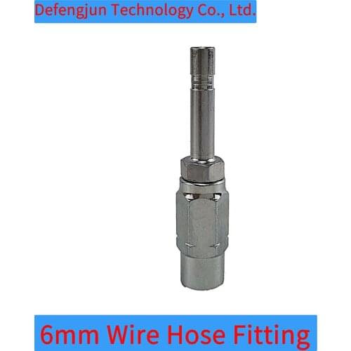 Hydraulic high pressure resin hose 6MM connector