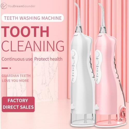 Portable Water Flosser For Teeth Usb Rechargeable Dental Water Jet Teeth Cleaner Waterproof Water Pick Oral Irrigator