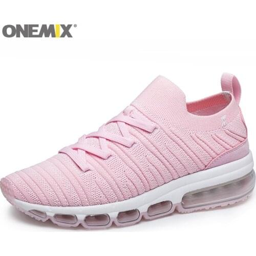 ONEMIX slip Free Knit men air running shoes women sport shoes jogging shoes light cool outdoor sneakers for women run shoes