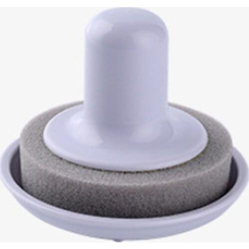 Handheld Dish Pan Bowl Washing Easy Cleaning Brush Wall Bathtub Sponge with Handle Kitchen Scouring Pad Cleaner Wipe Cloth