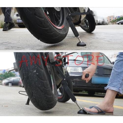 Foldable Universal Motorcycle Wheel Lifter Outdoor Portable Motor Support Frame Device Motorbike Jack Repair Maintenance Tool