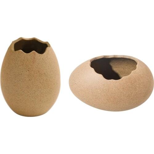Egg Vase Hydroponic Plants Flower Pot Table Centerpiece Collection