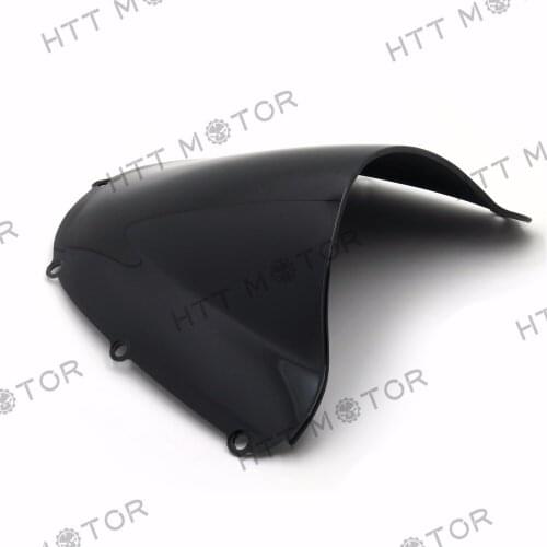 SMOKE BLACK DOUBLE BUBBLE WINDSCREEN WINDSHIELD FOR 2002-2003 HONDA CBR954RR aftermarket motorcycle parts 02-03