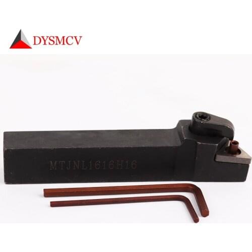 1 PC MTJNR1616H16 MTJNR2020K16 100mm 125mm Lathe Turning Tool External Turning Tool Holder Metal Cutting Tools for TNMG Insert