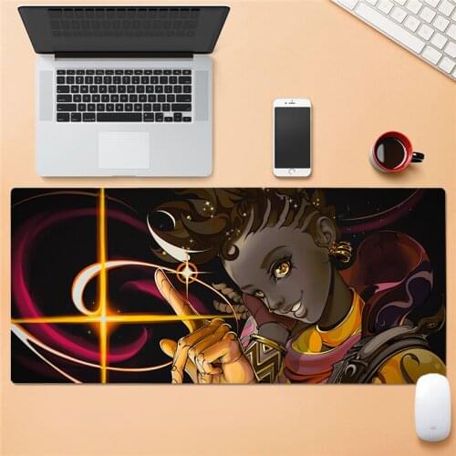 Top quality kawaii pink beautiful girl heart cartoon mouse pad office non-slip creative table mat mouse pad anime mouse pad mous