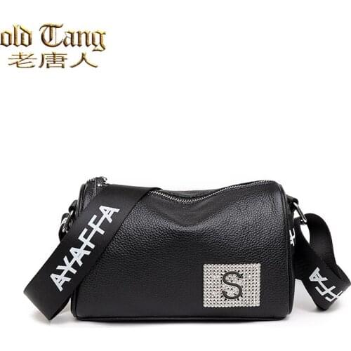 100% Genuine Leather Women Handbags Shoulder Bags for Women 2021 High Quality Soft Cowhide Female Luxury Brand Messenger Bag