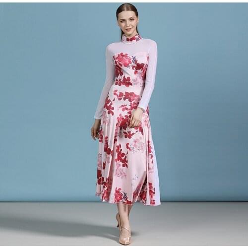 Women dance dress for ballroom dancing dance costume latin ballroom dress sexy tango dresses waltz dance costumes swing dress