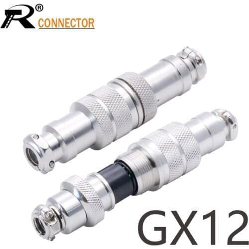 1set GX12 Butting Docking Male & Female 12mm Circular Aviation Socket Plug 2/3/4/5/6/7 Pin Wire Panel Connectors DropShipping