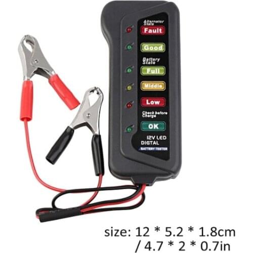 12V Car/battery Tester Motorcycle/battery Car/battery Tester
