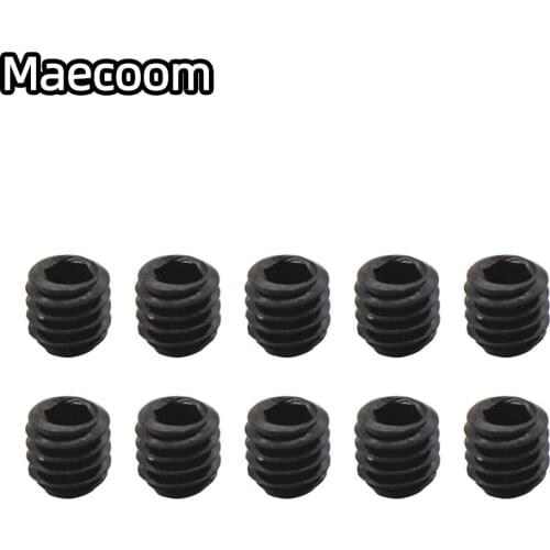 50pc M3 M4 M5 DIN916 304 stainless Black grade 12.9 steel Hex Hexagon Socket Allen Cup Point Grub Screw Set Bolt