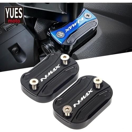 Moto Accessories CNC Front Brake Cap Fluid Reservoir Cover Cap For Yamaha Nmax 2021 Nmax 125 155